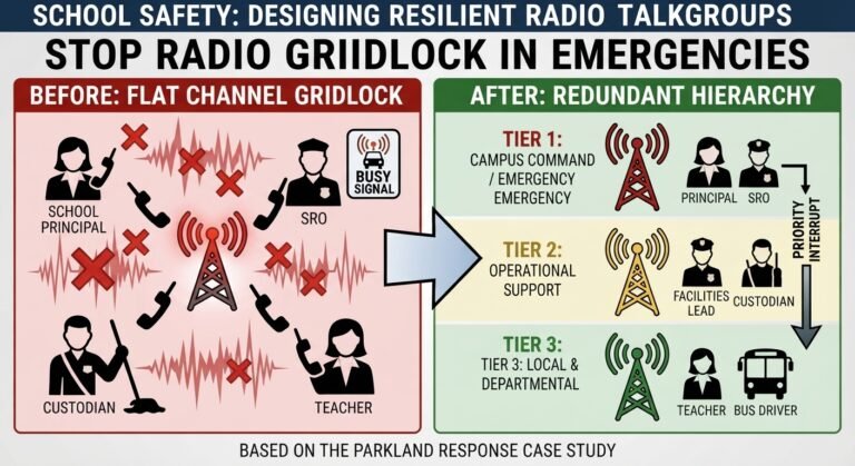 Campus Incident Command Channel Hierarchy: Designing Redundant Talkgroup Architecture for School Safety